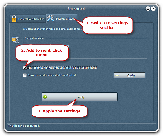Encrypt Programs on Right-click Encrypt Programs on Right-click